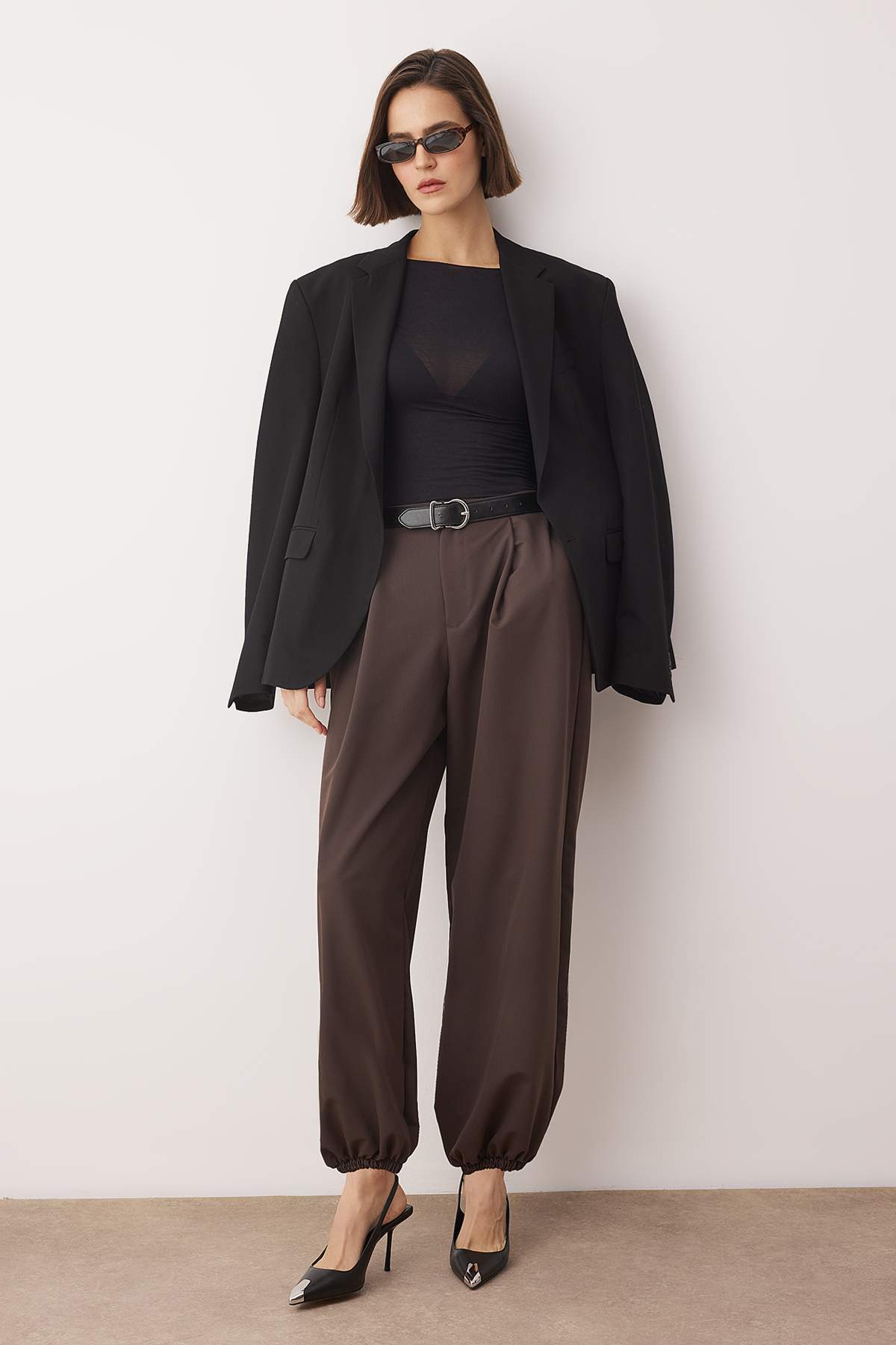 Pantalone TWOAW26PL00169 - braon [djesi-src-d429190465965d4e72162eb44c2cb9c69bf9ee4a4bb9c085e8555c54214e50e3]