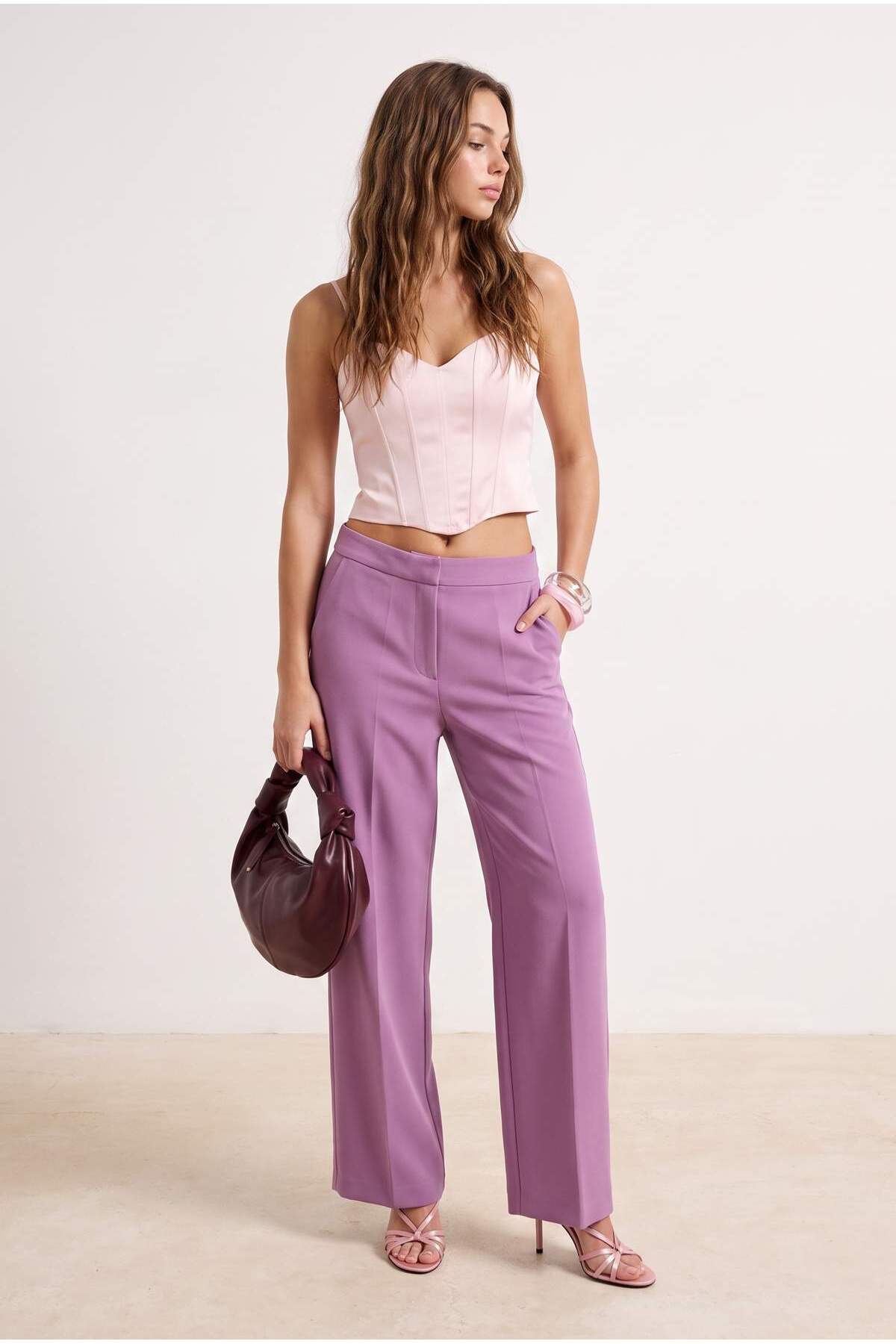 Pantalone TWOSS26PL00057 - lila [djesi-src-87bd533bc412272ca1b9a27f29d50f23db85cd25a0b072cf841bc79e2204addd]
