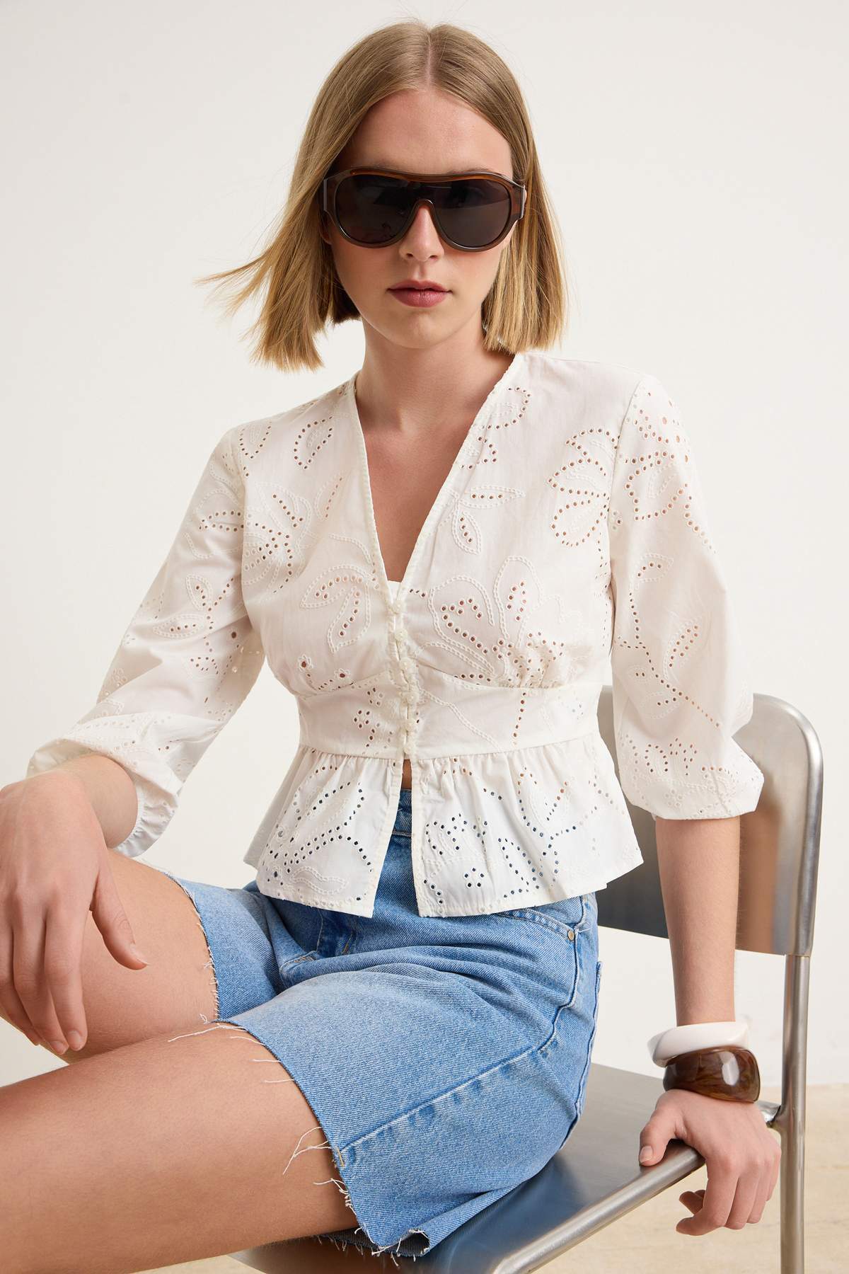 Bluze TWOSS26BZ00685 - bijela