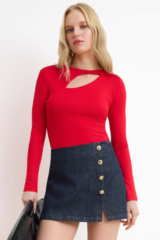 Bluze TWOSS26BZ00247 - crvena