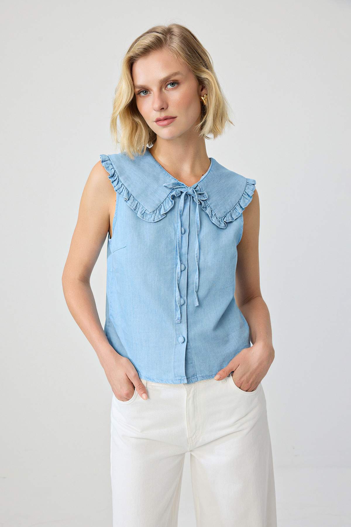 Bluze TWOSS26BZ00937 - plava