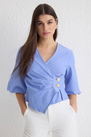 Bluze TWOSS25BZ00170 - plava