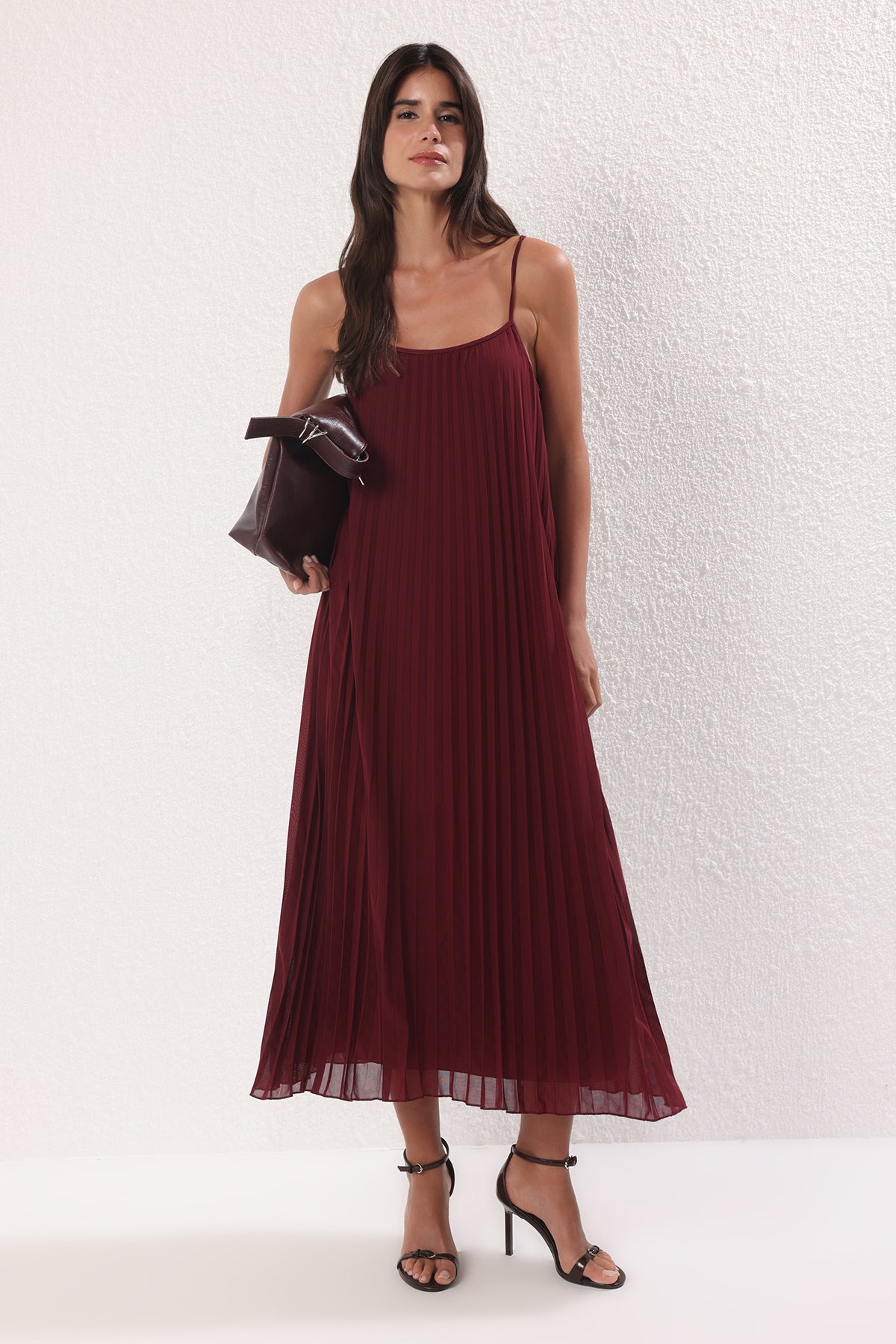 Haljine TWOSS25EL00170 - bordo