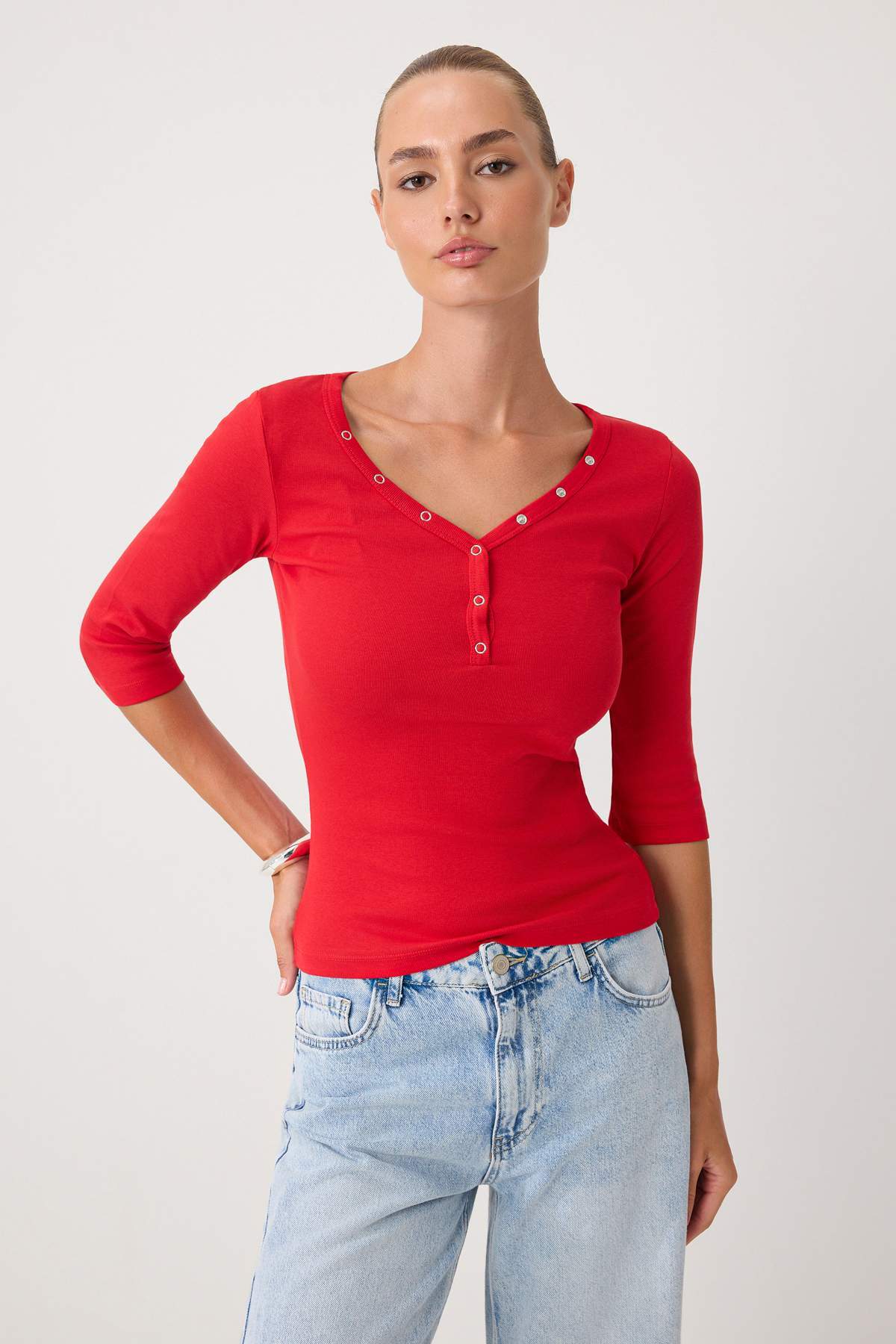 Bluze TWOSS26BZ01006 - crvena