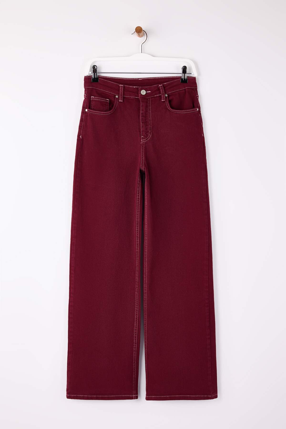 Farmerke TWOAW26JE00299 - bordo