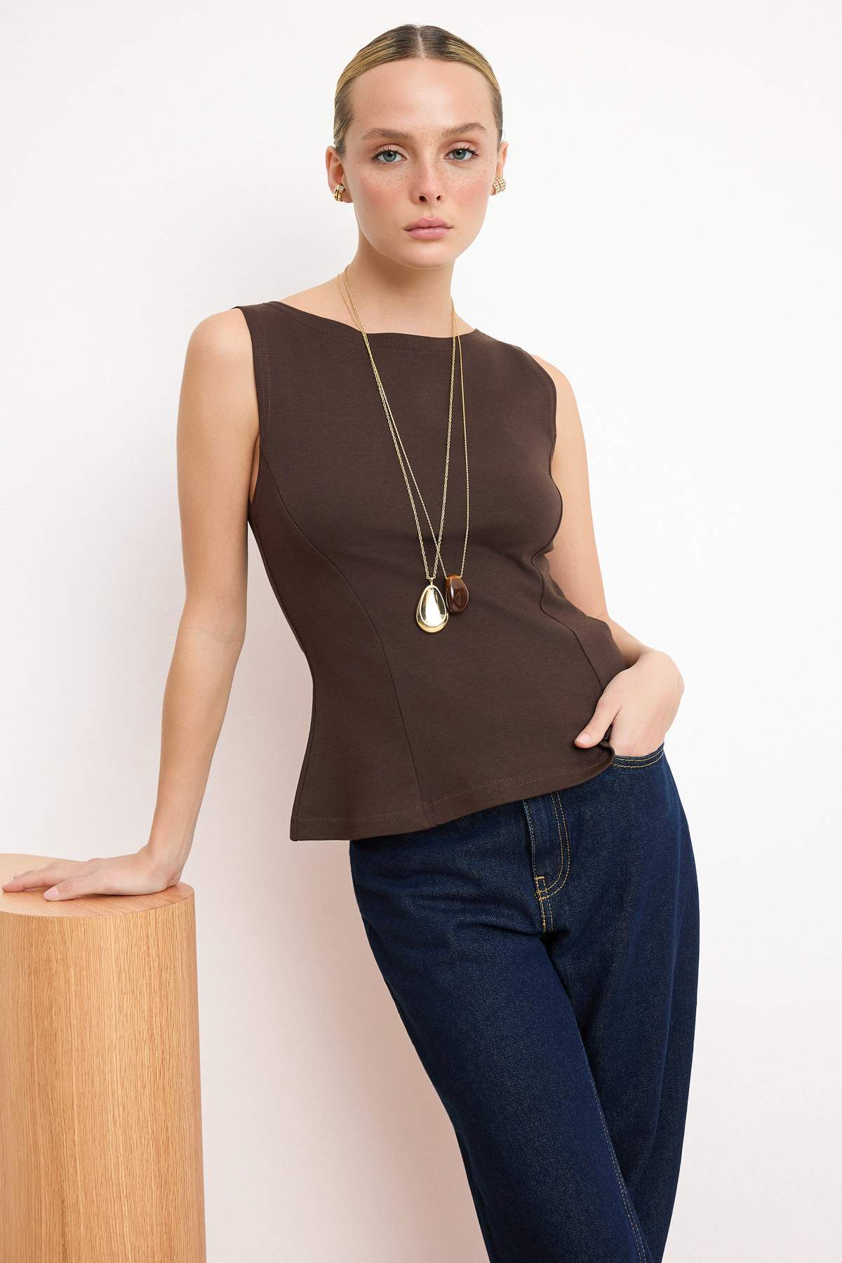 Bluze TWOSS25BZ00604 - braon