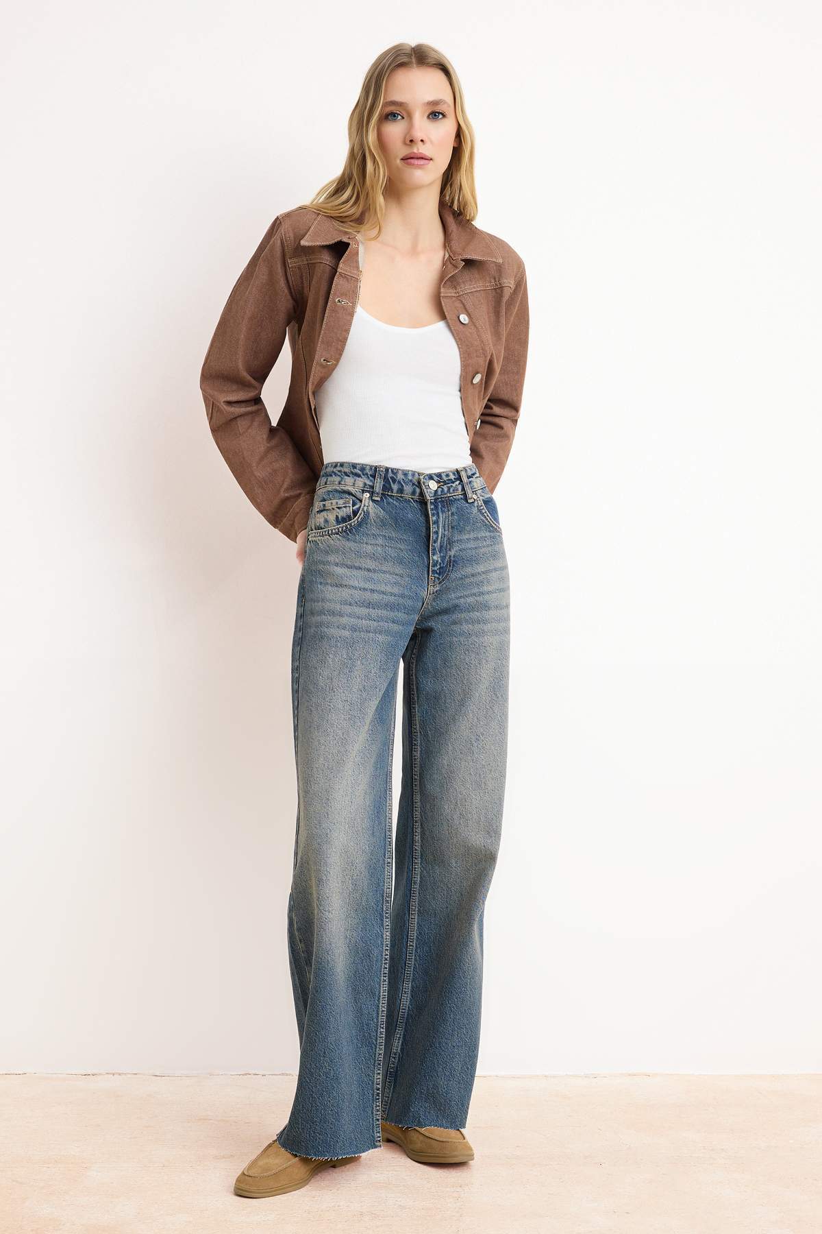 Farmerke TWOSS26JE00013 - plava