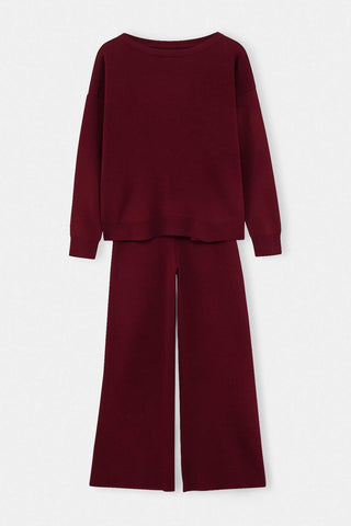 Pantalone TWOAW26AU00043 - bordo