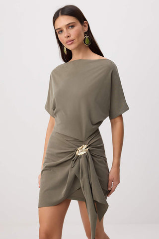 Haljine TWOSS26EL00675 - khaki