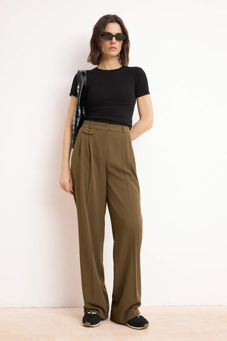 Pantalone TWOSS26PL00054 - khaki [djesi-src-2ca16a6c4d9c30f23f589b38ee43a17558c4c682310144f1878d66cc3e31464c]
