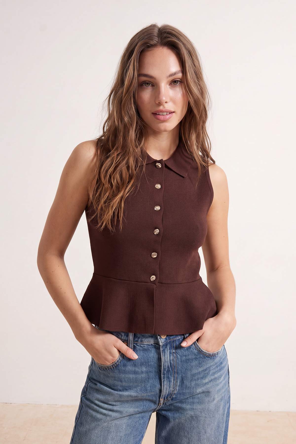 Bluze TWOSS26BZ00841 - braon