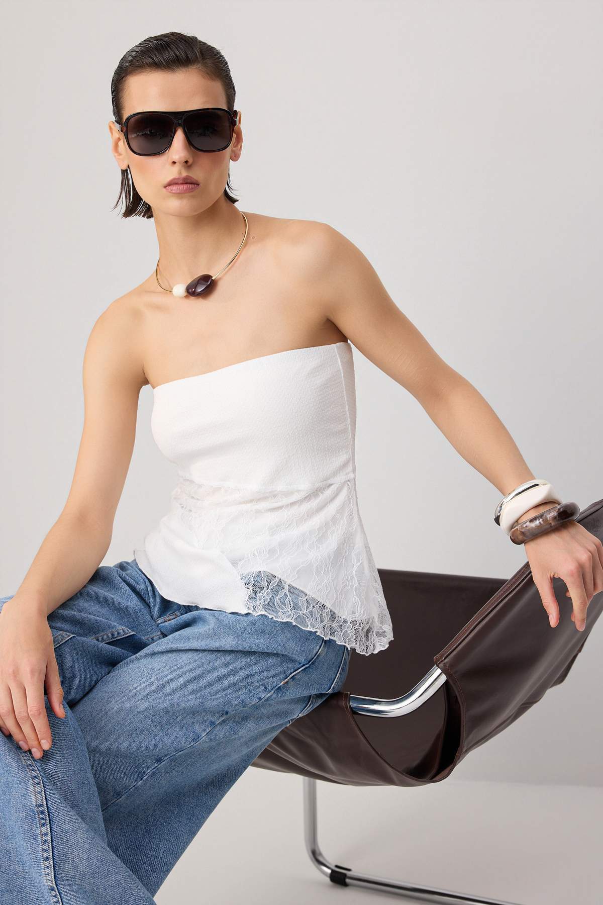 Bluze TWOSS26BZ00802 - ekru