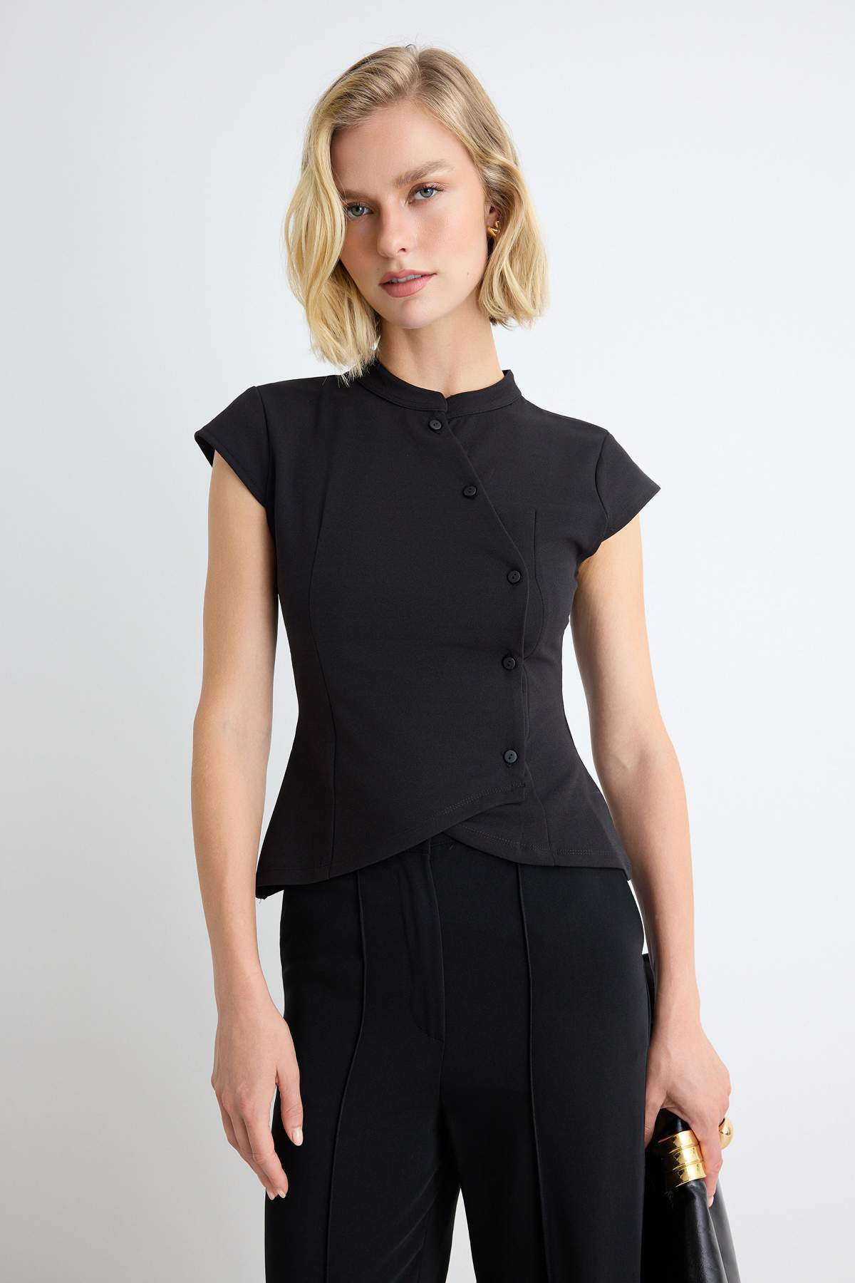 Bluze TWOAW27BZ00244 - crna