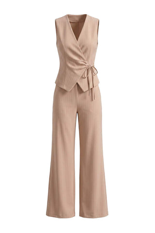 Pantalone TWOSS26AU00309 - krem