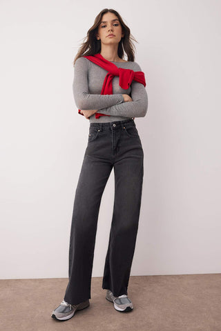 Farmerke TWOAW26JE00081 - crna