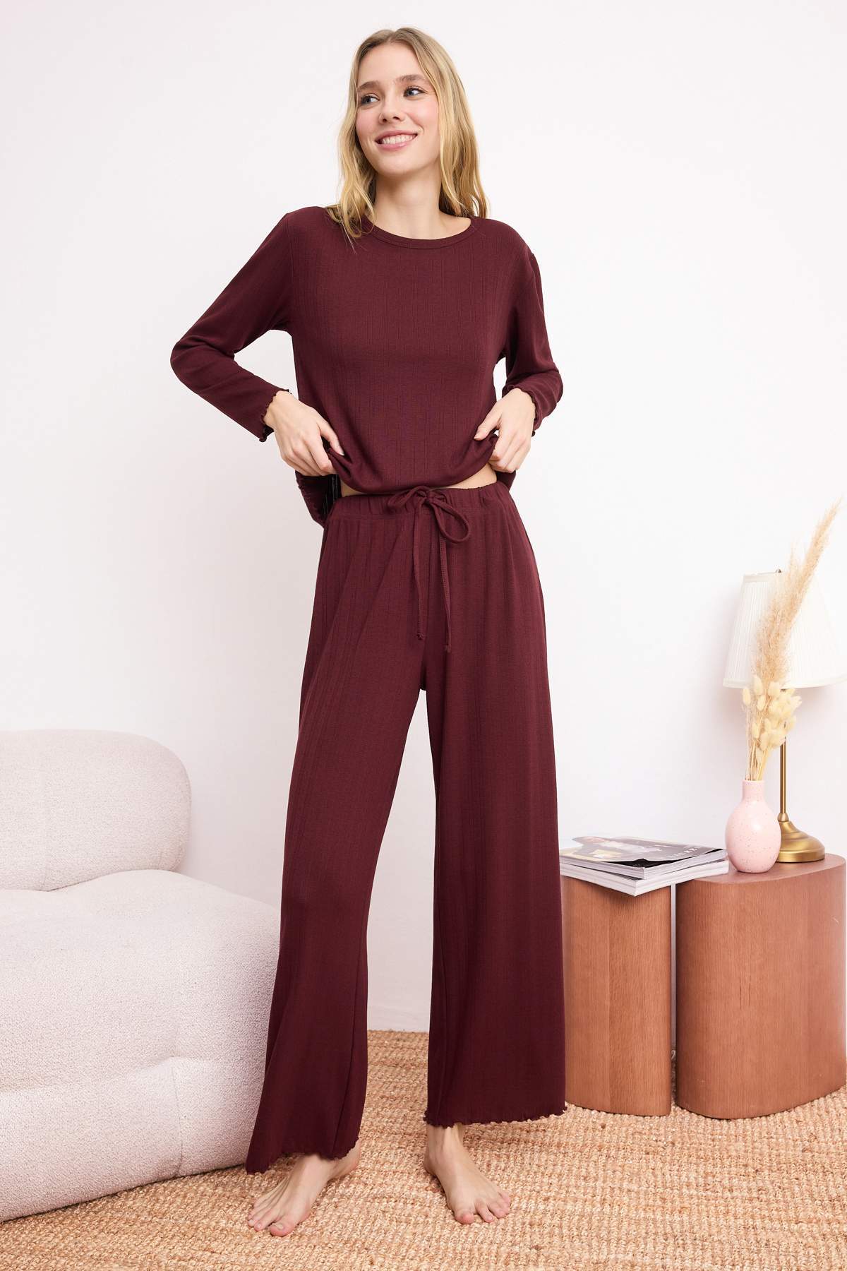 Pidžama THMSS26PT00166 - bordo [djesi-src-abf074468a163d2078d24467c3c7aec63be32402130ea5481f35dd8d3b3d59ae]