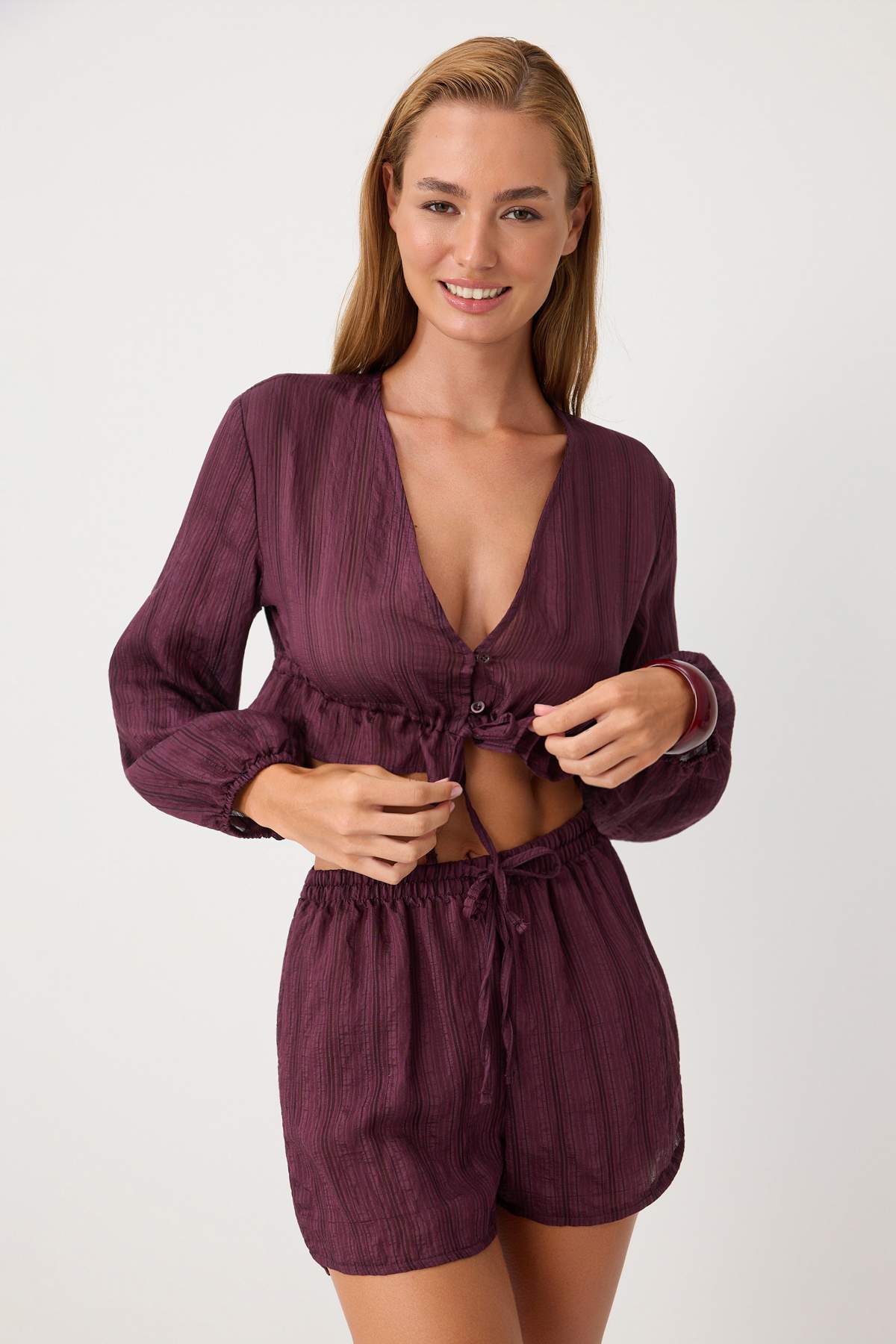 Bluze TBESS26AU00028 - šljive