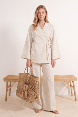Pantalone TBESS26AU00023 - ekru