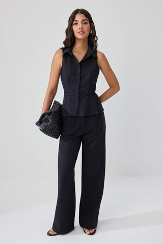Pantalone TWOSS26AU00104 - crna