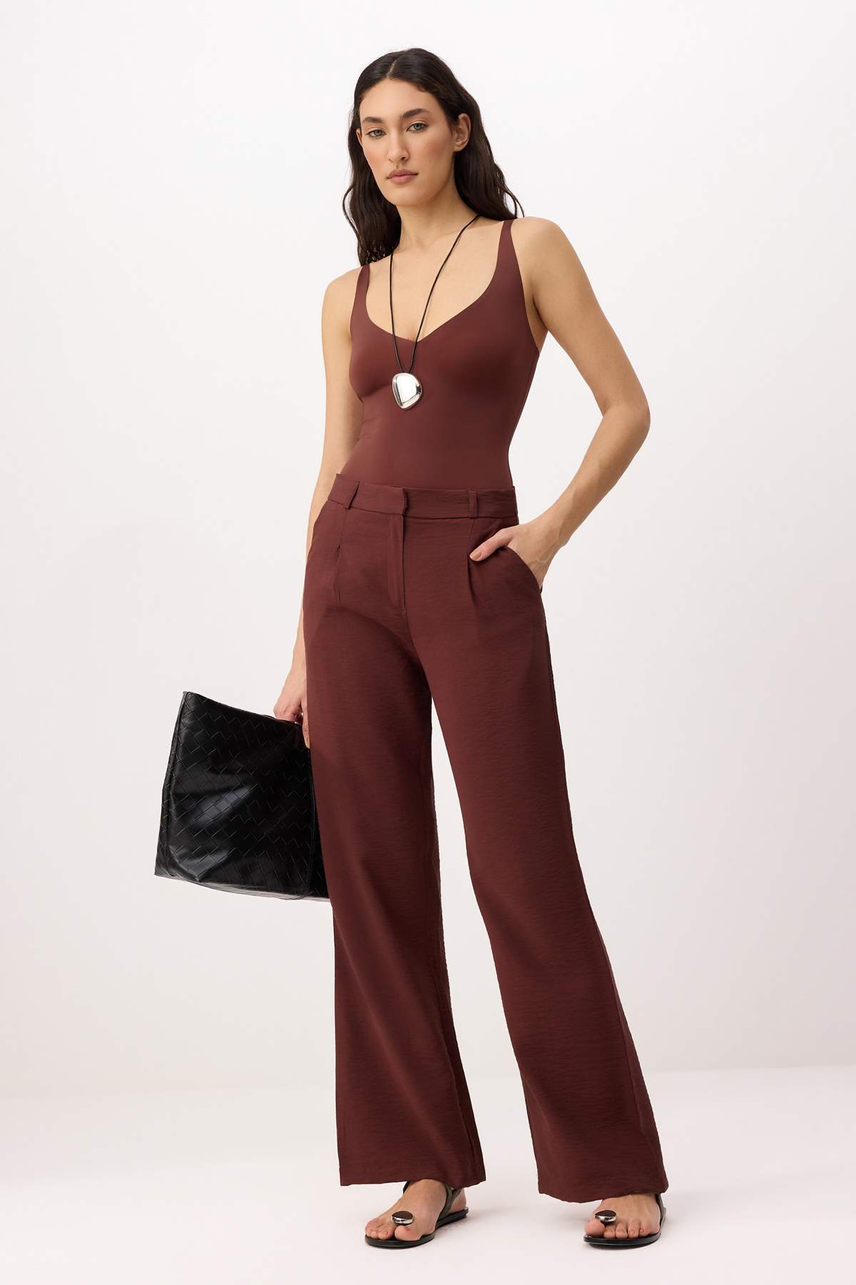 Pantalone TWOSS26PL00069 - bordo [djesi-src-bb84660975eca99b7939d65e45e93d0f248fb883b3794fd33dfcdcb29725ce0d]