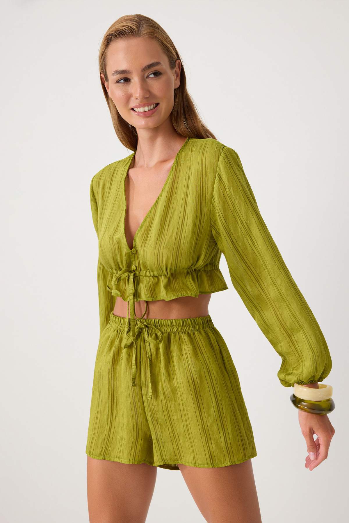 Bluze TBESS26AU00028 - zelena