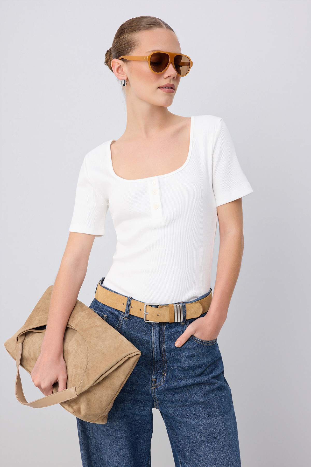 Bluze TWOSS26BZ00941 - ekru