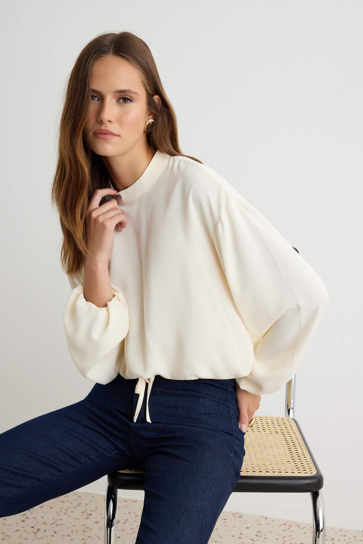 Bluze TWOAW27BZ00058 - krem