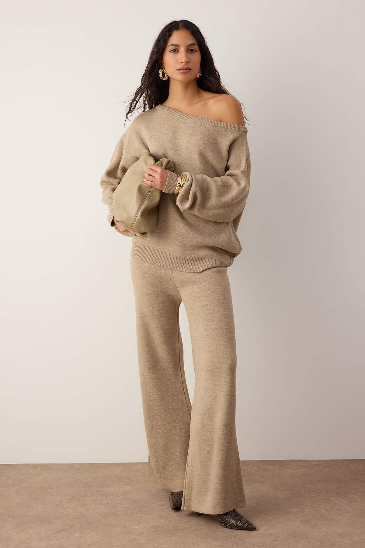 Pantalone TWOAW26AU00043 - vizon