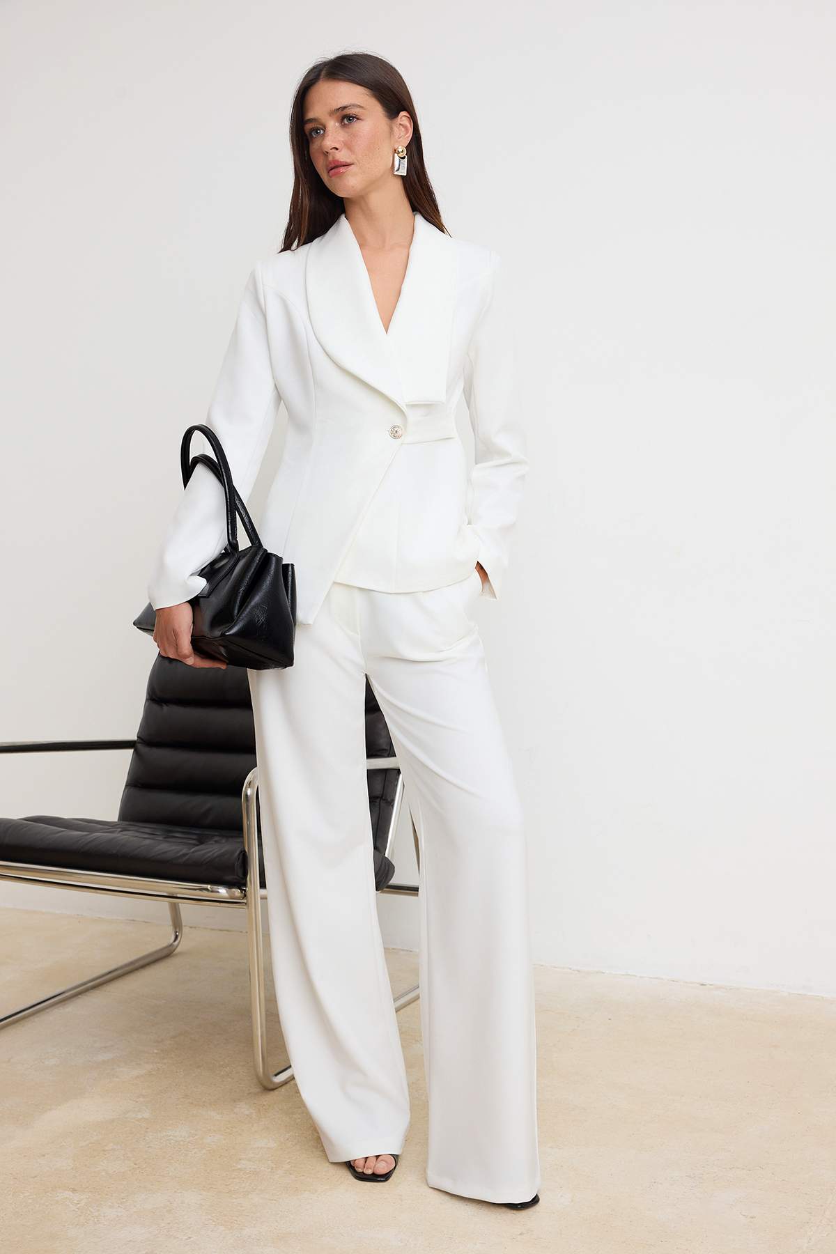 Pantalone TWOAW26AU00145 - bijela