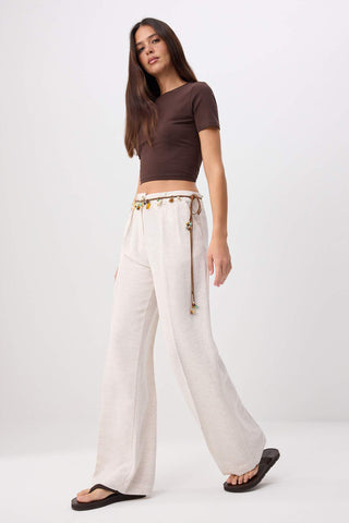 Pantalone TWOSS24PL00062 - bež [djesi-src-765e4f3f2afe85cb083c73c5456d003c56a654dc3cddae2b681316248595d01d]