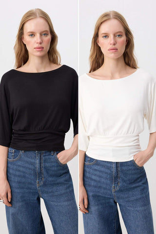 Bluze TWOSS26BZ00974 - crna