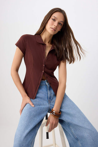 Bluze TWOSS26BZ00188 - braon