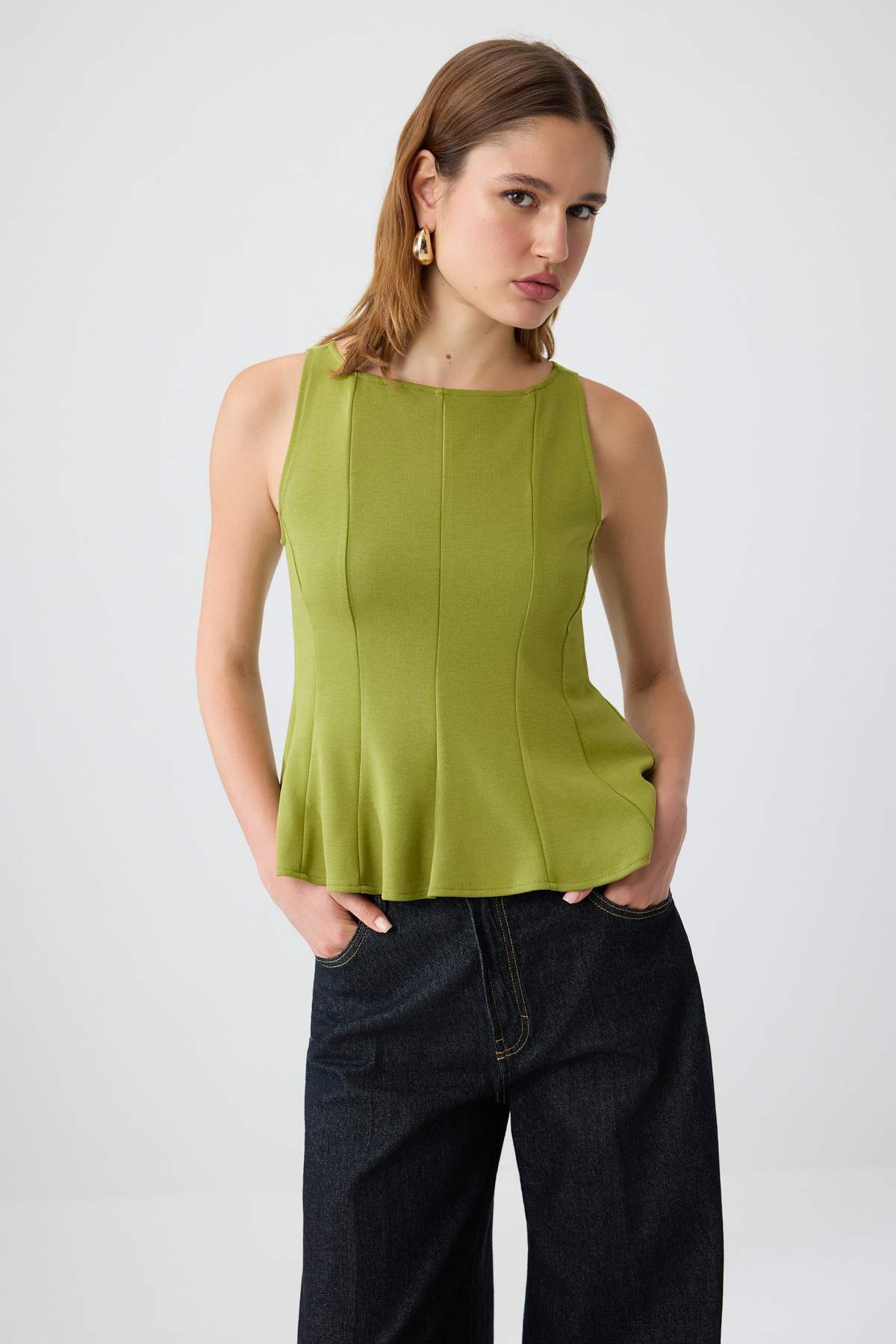 Bluze TWOAW26BZ00229 - zelena