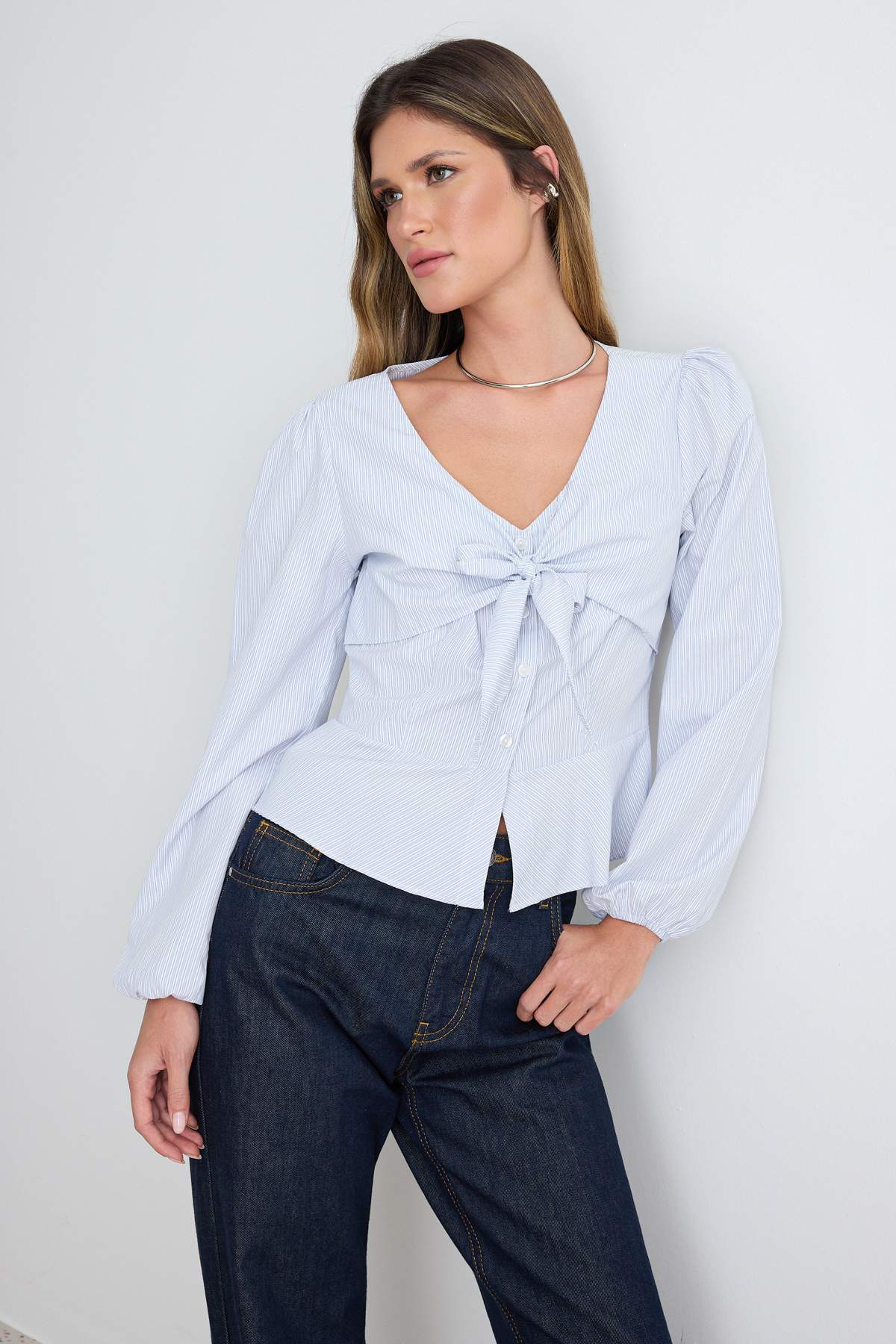 Bluze TWOAW27BZ00230 - plava