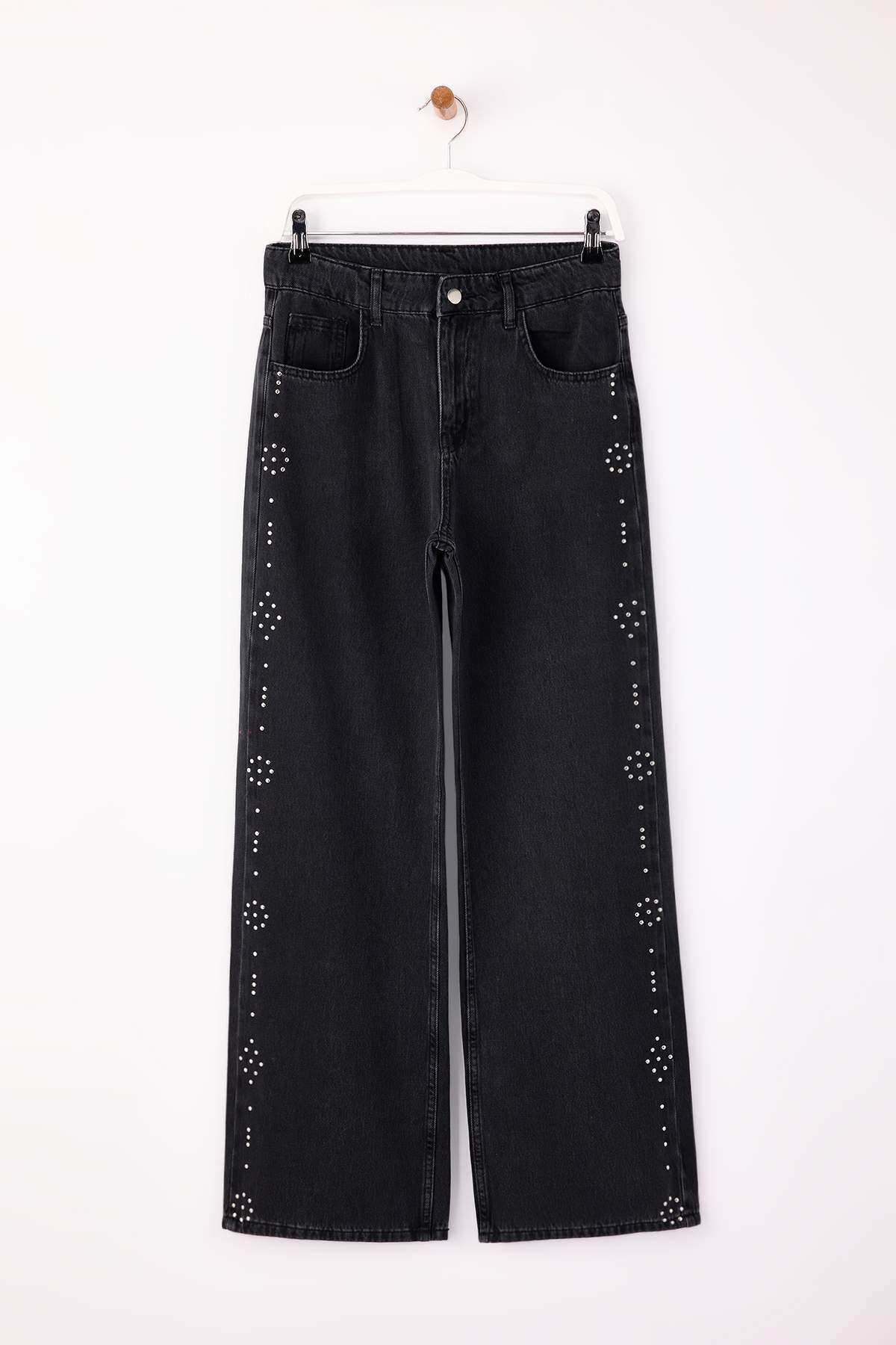 Farmerke TWOSS26JE00073 - crna