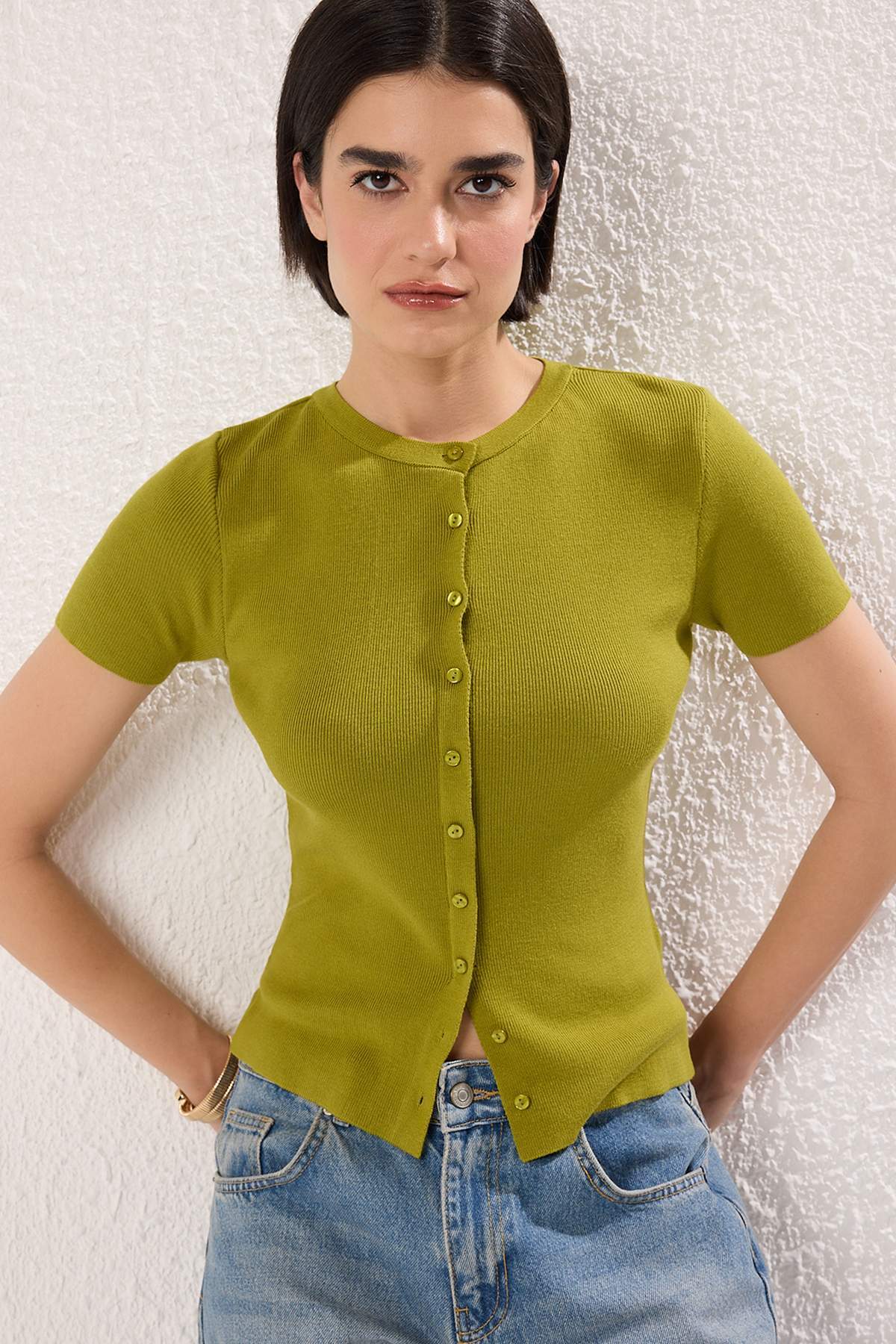 Bluze TWOSS25BZ00300 - zelena