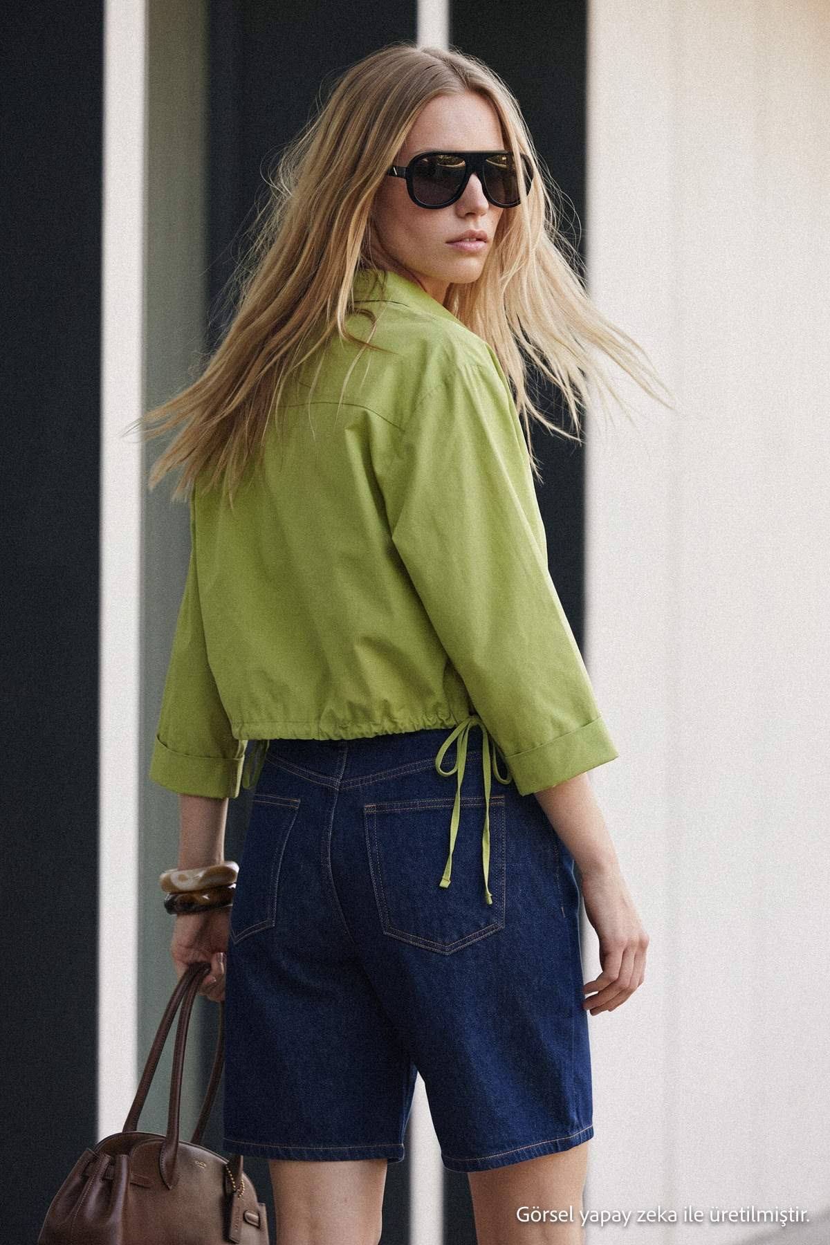 Bluze TWOSS26BZ01087 - zelena