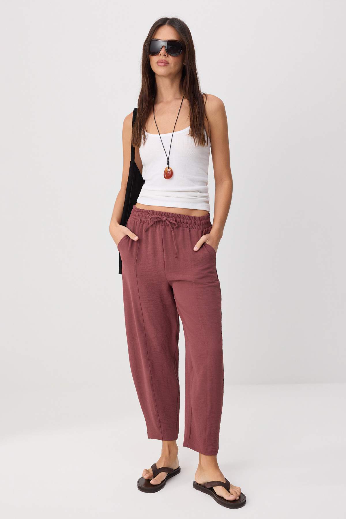 Pantalone TWOSS25PL00027 - roze [djesi-src-df5b0724c8130d841e48c9af1dcfbeae3637a454796928d3d986012f20b0c3a6]