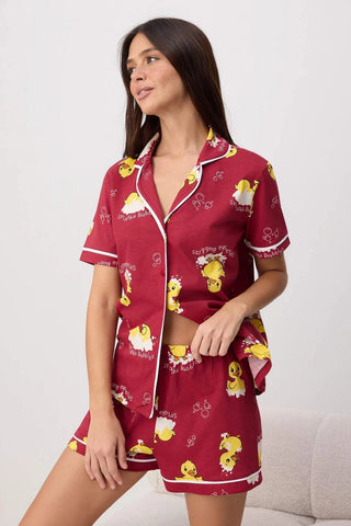 Pidžame THMSS25PT00300 - bordo [djesi-src-09537fd79188b4180e48f1d8e37accb06d6305de56014bc3e8f236a88aa43f1a]