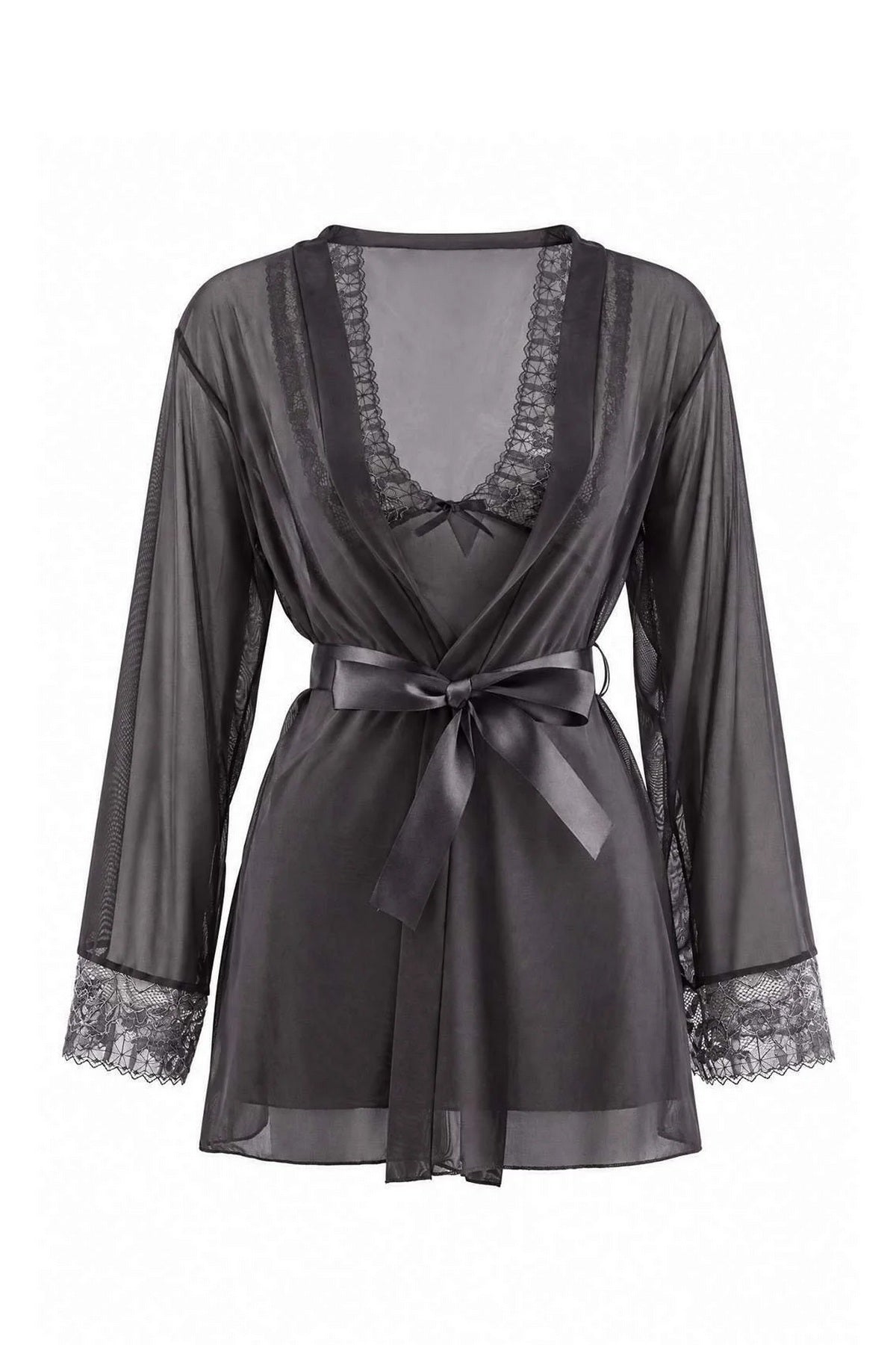 Babydoll spavaćica THMAW27LL00021 - siva [djesi-src-294f7a4a30d7a4db863562e7ce21f8770a3d4ca6d89e33035a827a136e4218b9]