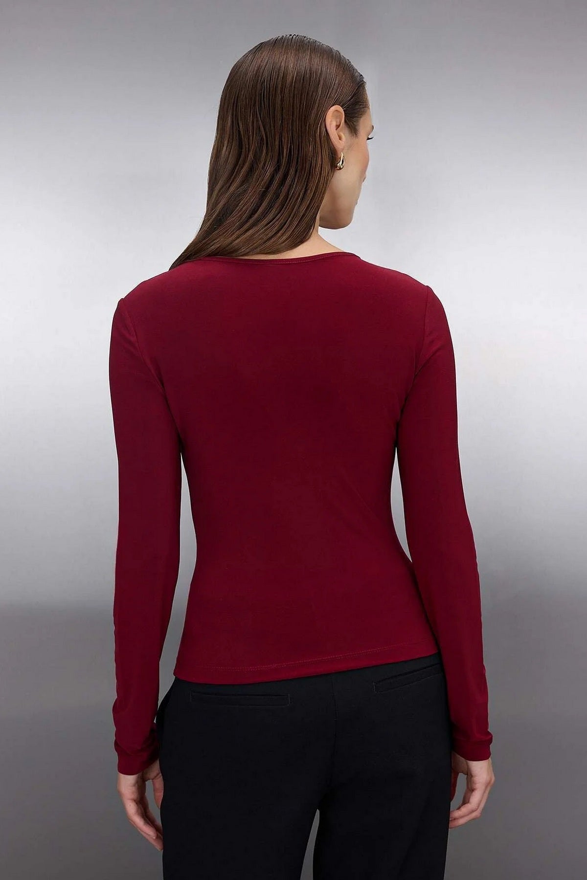 Bluze TWOAW26BZ00087 - bordo [djesi-src-c220da4728ca3e4d43b504136fe5db07936dd065baaf0af7634155295bf73051]