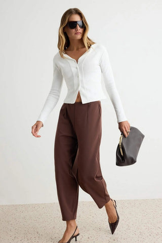 Pantalone TWOAW27PL00039 - braon [djesi-src-61deea44bb31485b0c78f5c316bdeb84103cffbf4f796d3171371a1869714083]