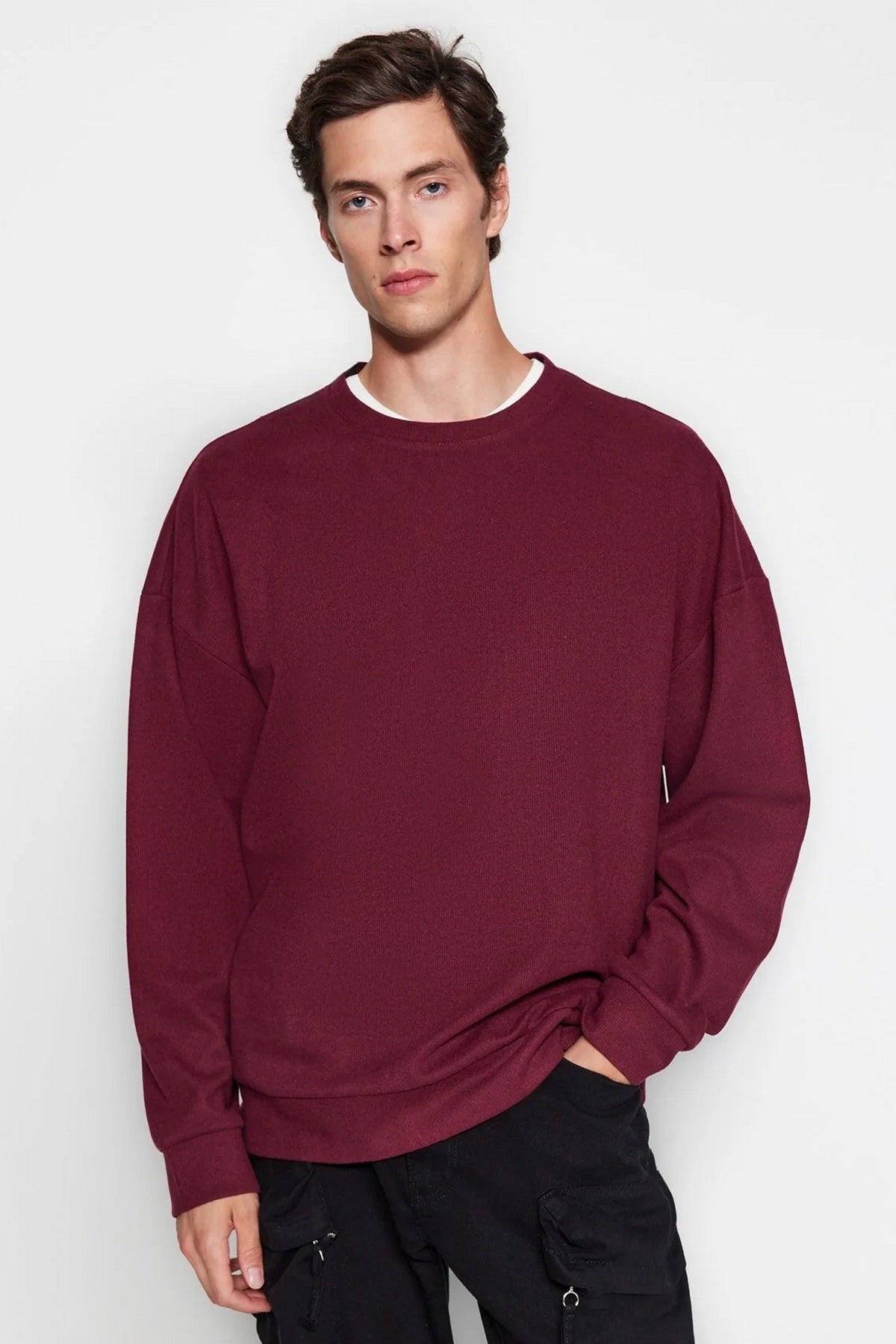 Duksevi TMNAW24SW00057 - bordo [djesi-src-72d05bc9ca2c8be7c34348ca0074455e7073b8b06d35cf4eef31c0998290c067]