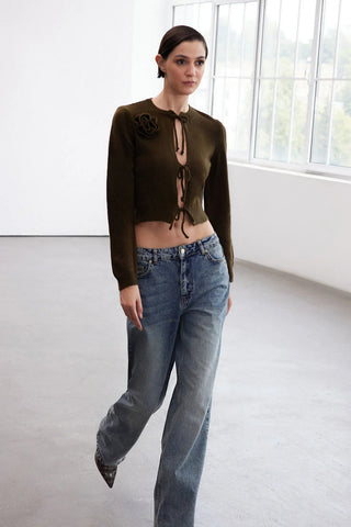 Kardigan TWOAW25HI00321 - khaki [djesi-src-9c5d80828cfc7ac1eac97187f570515b2fbbeae0b57783c88fd2ffc5265696aa]