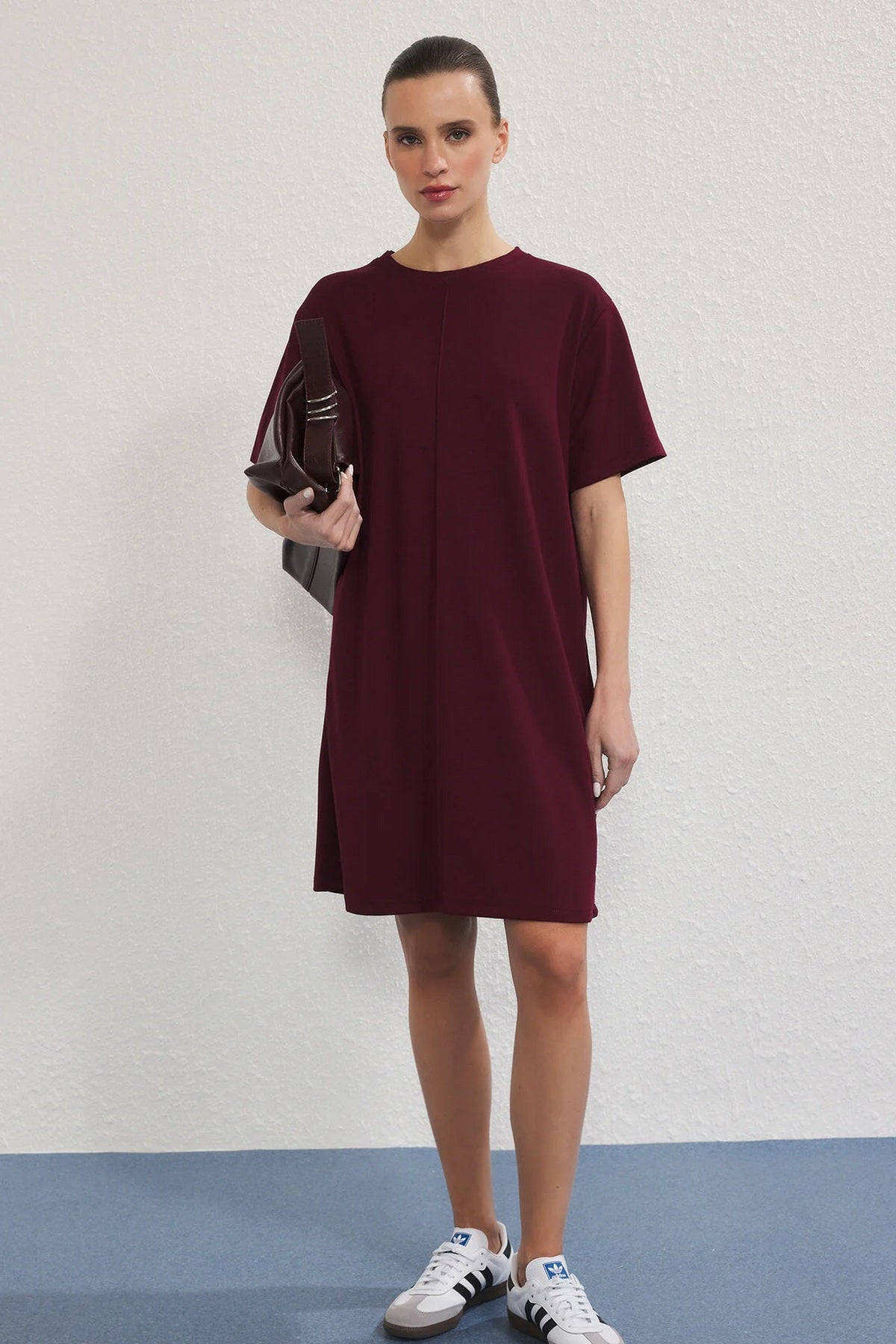 Haljine TWOSS25EL00778 - bordo [djesi-src-4d76cf2505ee295f11ebc7dc716d6ea6b9fc4bba73774599c6210274bbc522c7]