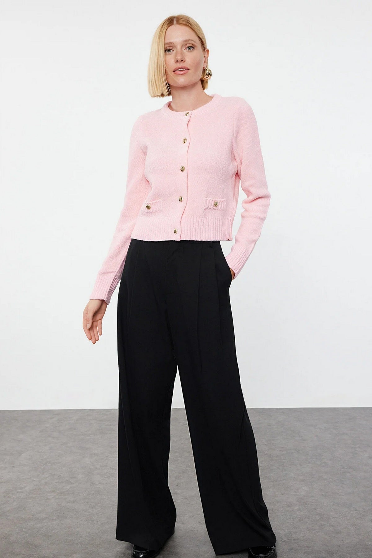 Kardigan TWOAW24HI00051 - roze [djesi-src-c84acde58b79ac5ae5b4e0841a7782b2c91004831ef1cd777f89b485b1721993]