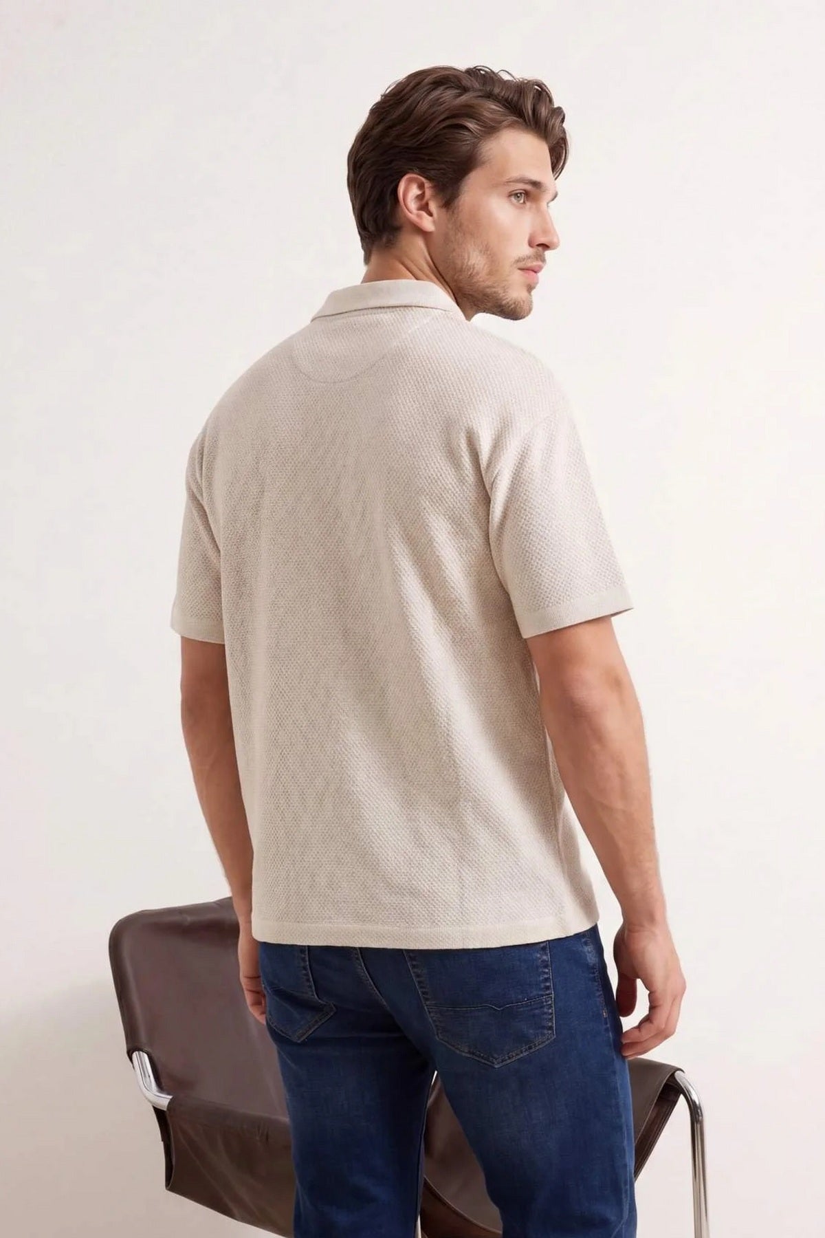 Polo majica TMNSS26PO00007 - ekru [djesi-src-295d90c1c66f6d69e967d32b3e1cc36ce74c3cb950b351226fb9a3865670c535]