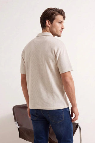 Polo majica TMNSS26PO00007 - ekru [djesi-src-295d90c1c66f6d69e967d32b3e1cc36ce74c3cb950b351226fb9a3865670c535]
