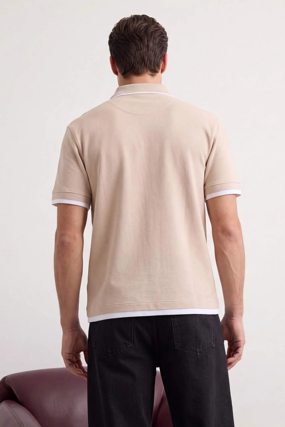 Polo majica TMNAW27TS00005 - kamen [djesi-src-60d9032fce343ef44183b5f90d84af2291761f0506145a78d68767e50ed873f5]