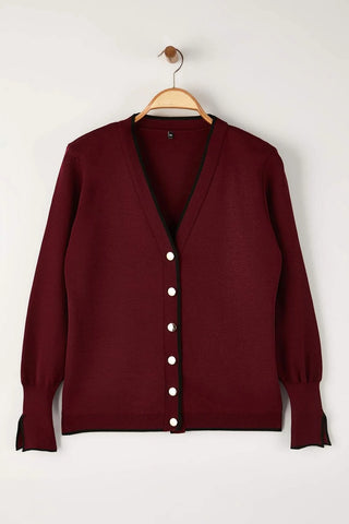Kardigan TBBAW24AV00014 - bordo [djesi-src-3fb611d71399e1115d162d96703dcfac510398a28edaab59df0c7cea4b3c704f]